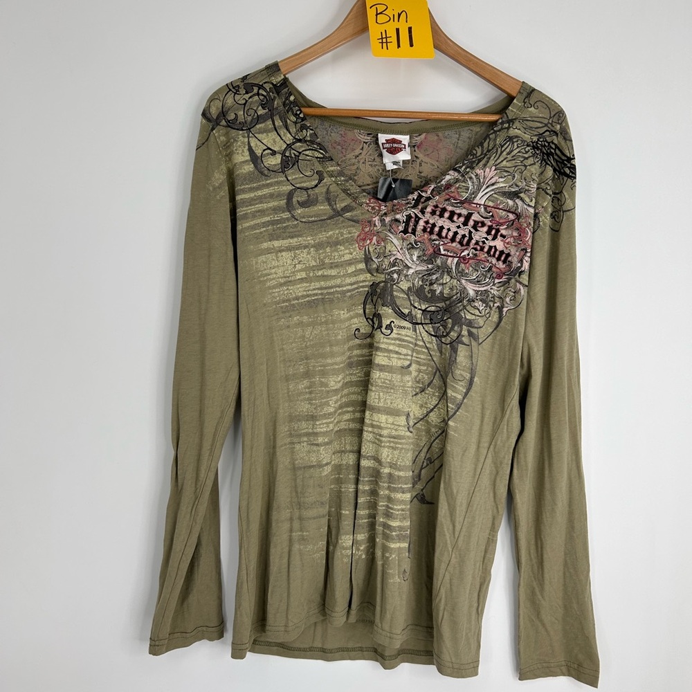 Harley Davidson 2009 NWT Graphic Long Sleeve Size XL
